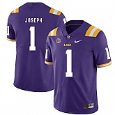 LSU Tigers 1 Kelvin Joseph Purple Nike College Football Jersey Dzhi,baseball caps,new era cap wholesale,wholesale hats